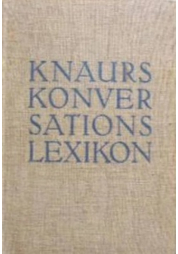 Knaurs Konversations lexikon A-Z 1932 r.