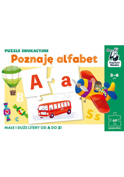 Puzzle edukacyjne Poznaję alfabet 3-6 lat