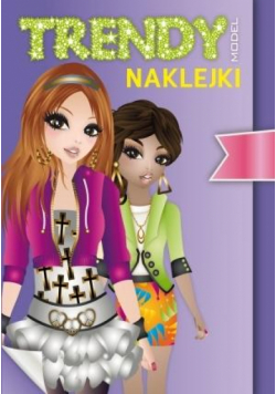 Trendy model. Naklejki (fioletowa)
