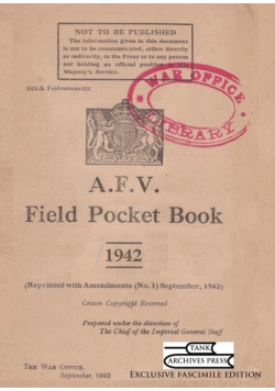 A.F.V. Field Pocket Book 1942