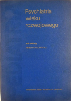Psychiatria wieku rozwojowego
