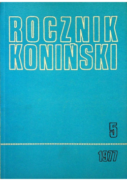 Rocznik koniński tom  5