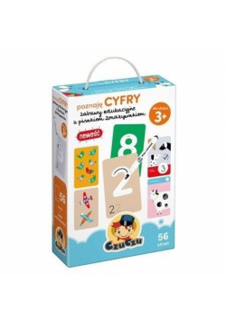 CzuCzu Poznaję cyfry. Zabawy edukacyjne z pisakiem