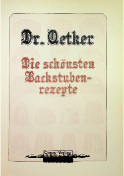 Die Schonsten Backstubenrezepte