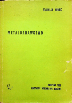 Metaloznawstwo