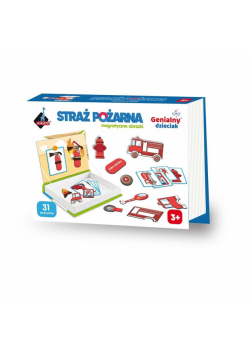 Układanka magnetyczna - straż pożarna