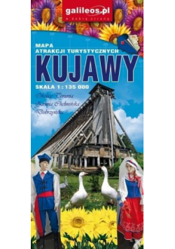 Mapa atrakcji tur. - Kujawy 1:135 000