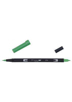 Flamaster dwustronny akwarelowy green (6szt)