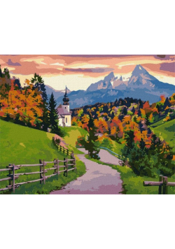 Malowanie po numerach - Jesienna cisza 40x50cm