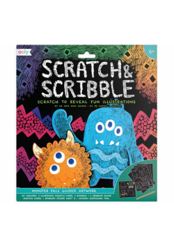 Zdrapywanki Scratch & Scribble Potworki