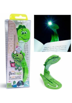 Flexilight Pals Dinosaur Green - Lampka do książki
