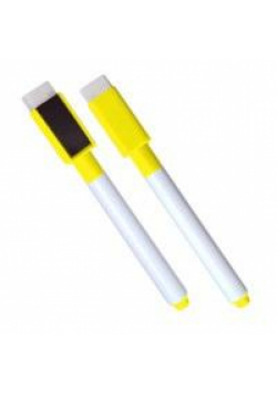 Marker suchościeralny z magnesem żółty
