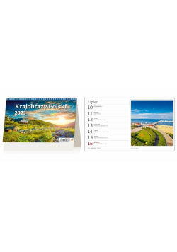 Kalendarz 2023 biurkowy Krajobrazy Polski HELMA