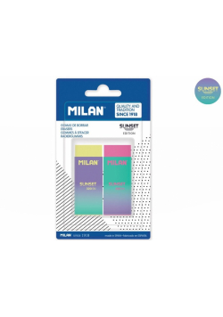Gumka plastikowa Sunset 320 2szt MILAN