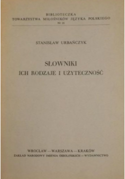 Słowniki ich rodzaje i użyteczność
