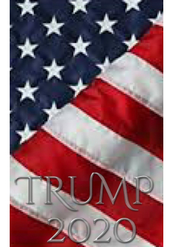 Trump  2020 -American Flag writing Journal