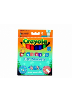 Flamastry zmywalne superwytrzymałe 8 kol CRAYOLA