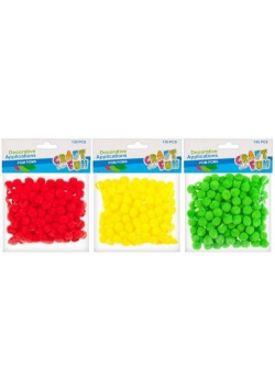 Ozdoba dekoracyjna pompon mix