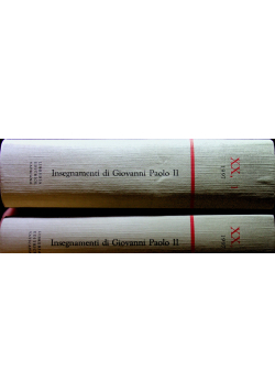 Insegnamenti di Giovanni Paolo II tom XX część 1 i 2