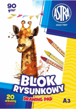 Blok rysunkowy A3 Astrapap 20 arkuszy
