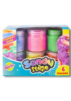 Zestaw Sandy Slime 6 kolorów x 160g STnux