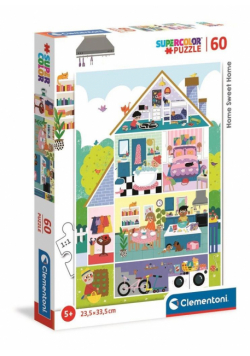 Puzzle 60 Super Kolor Home Sweet Home