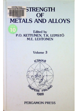 Strength of metals and alloys