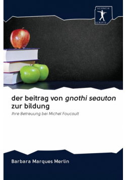 der beitrag von gnothi seauton zur bildung