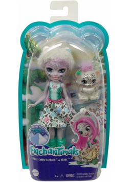Enchantimals. Lalka Flake + Snow Leopard Sybill
