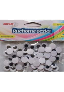Ruchome oczka 12mm 80szt