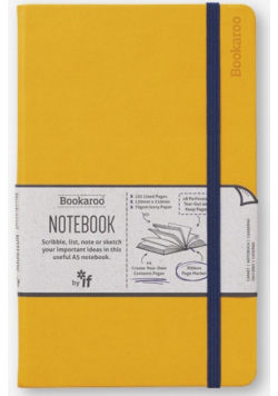 Bookaroo Notatnik Journal A5 - Żółty
