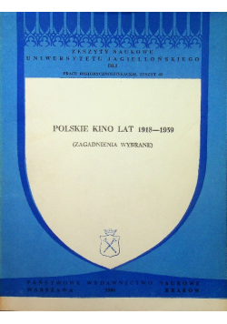 Polskie kino lat 1918 - 1939