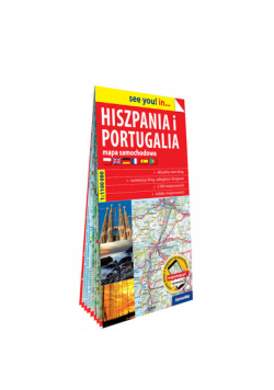 Hiszpania i Portugalia papierowa mapa samochodowa 1:1 100 000