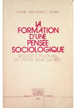 La formation d une pensee sociologique