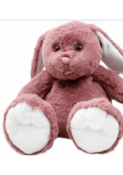 Królik Bella malinowy 27cm MOLLI TOYS