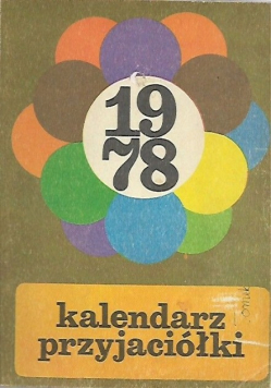 Kalendarz przyjaciółki 1978