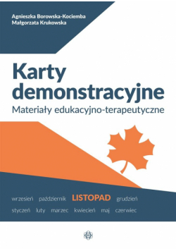 Karty demonstracyjne. Listopad. Materiały edu.