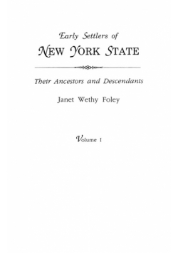 Early Settlers of New York State