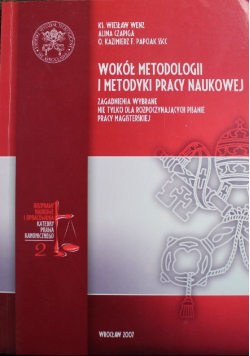 Wokół metodologii i metodyki pracy naukowej