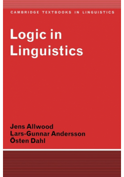 Logic in Linguistics