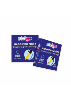 Naboje do piór wiecznych niebieskie STRIGO