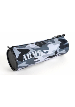 Piórnik rolka Army moro szary