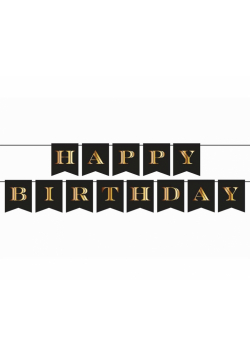 Girlanda papierowa Happy Birthday 250cm