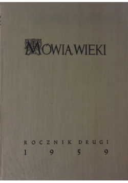 Mówią wieki rocznik drugi