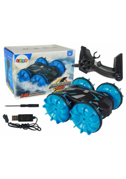 Amfibia dwustronna R/C 2,4G niebieska