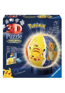 Puzzle 3D 72 Świecąca kula Pokemon