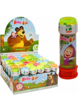 Bańki mydlane 60ml Masza i Niedźwiedź (36szt)