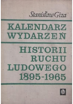 Kalendarz wydarzeń historii ruchu ludowego 1895 1965