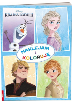 Kraina lodu II. Naklejam i koloruję