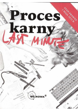 Last Minute Proces Karny 2021 - maj 2021